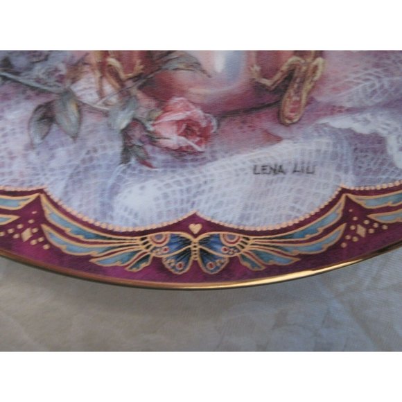 Lena Liu MAGIC MAKERS 1st Issue Flower Fairies Bradford Exchange Plate Mint Cond - Picture 11 of 11